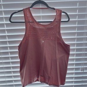 GymShark Pink Workout Tank: Stylish and Functional (Size L)